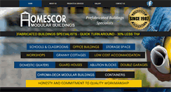 Desktop Screenshot of homescor.co.za